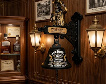 3D Resin Doorbell | Art Bell | Jack Daniel's Guinness Harry Potter ACDC | Wall Mount Decor | Fan Gift | Many Designs