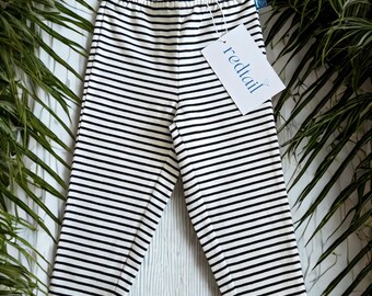 Leggings - black stripe