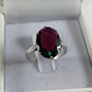 14k white Gold Victorian garnet ring. 14k gold wedding ring. anniversary gift ideas. garnet jewelry.  antique gold ring. Vintage garnet ring