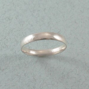 Bracelet doré confortable. 3,8/1,2 mm. alliance de mariage en or. bague en or double dôme arrondi. alliance en or. Alliance pour homme. groupe de femmes.