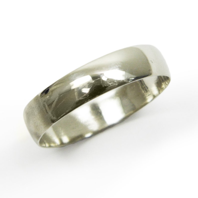 gr-9377-663 men wedding ring Gold wedding ring.men wedding band.14k white gold wedding ring round 5mm wedding ring matte wedding ring ,