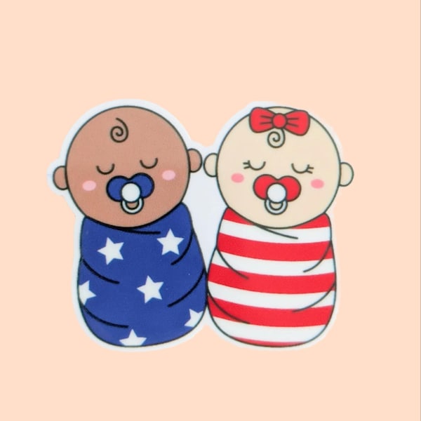 Baby July 4th / NICU Labor Delivery Mother Baby / PLASTIC Add on