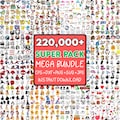 220000+ Mega Svg Bundle Files, Dtf Designs, Cricut Files, Lifetime Access, Insant Download, For Etsy Sellers,Holiday Svg,Cartoon Svg Bundle