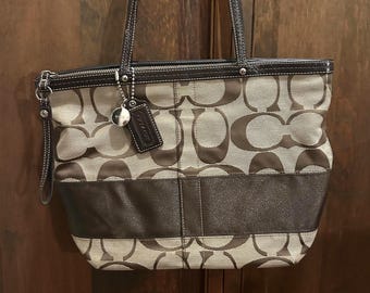 Coach Signature Bag, Vintage, VG Condition With Just a Bit of