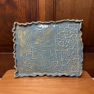 Artist Signed Ceramic Tray