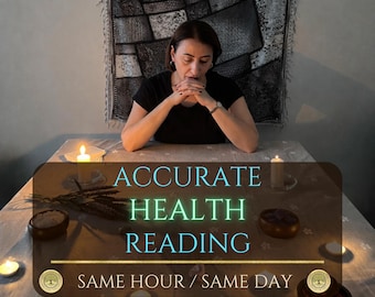 Same Hour Health Psychic Reading, Aura Chakra Insight, Energy Balance, Spiritual Guidance