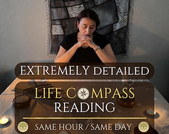 Same Hour Life Compass Psychic Reading, Soul Path general reading , love and deepspace, psychic medium
