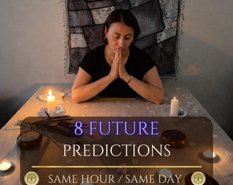 Même heure 8 lectures psychiques du futur, prédictions moyennes, orientation professionnelle amoureuse, perspicacité spirituelle