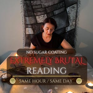 Same Hour Extra Detaillierte Brutal Tarot Legung, Keine Zuckerbeschichtung, Ehrliche Brutale Psychische Voraussage