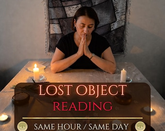 Same Hour Lost Item Psychic Reading, verlorenes Objekt finden, Anleitung für fehlende Gegenstände