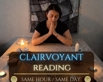 Same Hour No Cards Clairvoyant Psychic Reading, Accurate Insight, Love Career Guidance, Fast Delivery