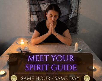 Same Hour Spirit Guide Psychic Reading, Meet Your Guides, Hidden Supporters, Medium Insight