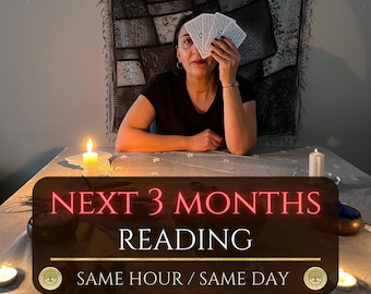 Same Hour Next 3 Month Tarot Reading, Future Predictions, Love Career Insight, Clairvoyant Guidance