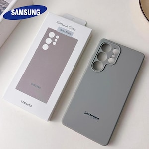 Liquid Silicone Phone Case for Samsung Galaxy S22-S26 – Soft Touch Shockproof Cover