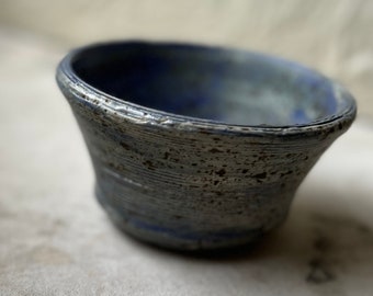 Small Blue Speckled Bowl