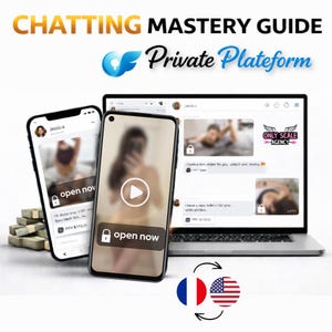 Onlyfans chatting et script, méthodes de vente de contenu privée PPV ,Bonus template plateforme privée,120 postes et 70 idées de contenu hot