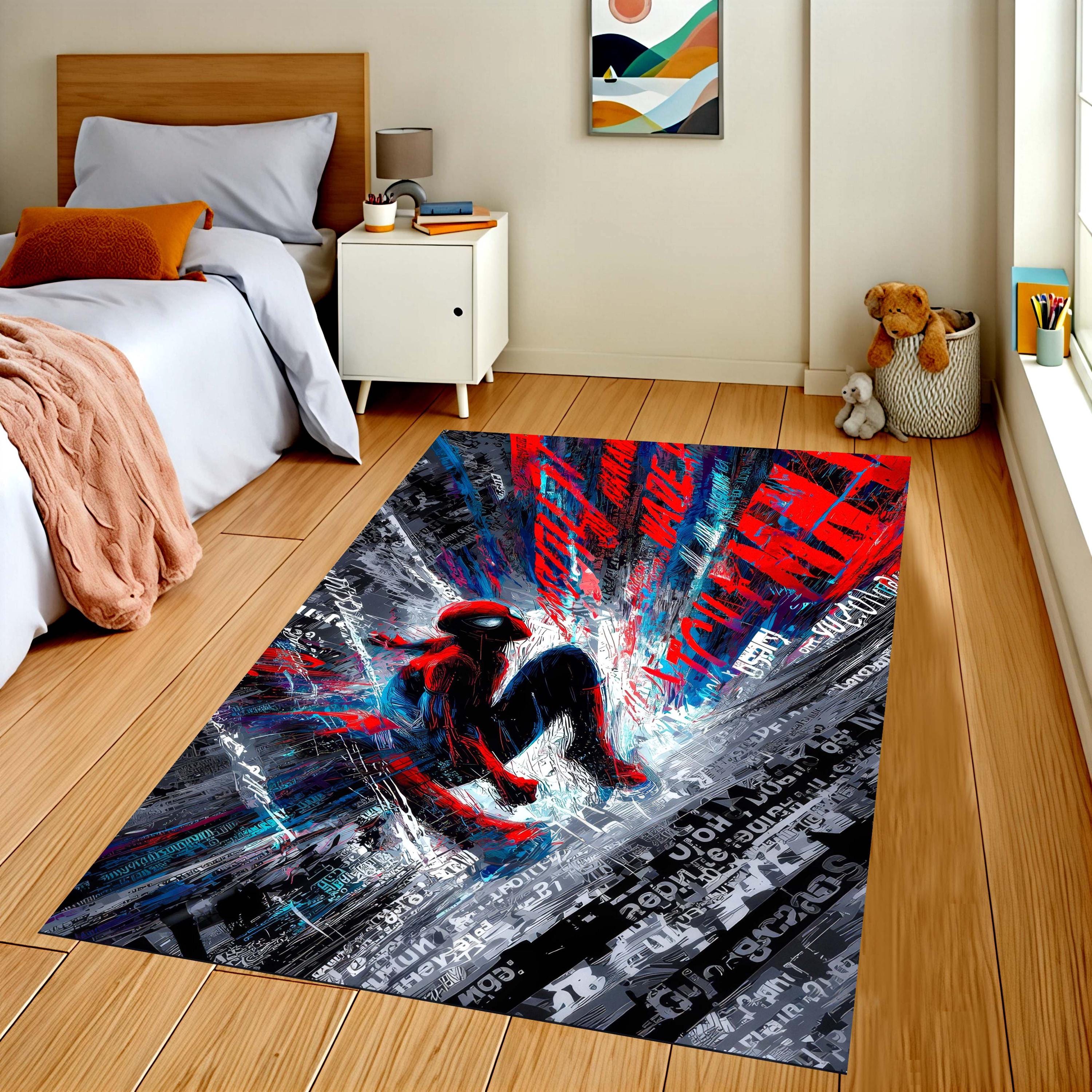 スパイダーマン フロアマット - Etsy 日本