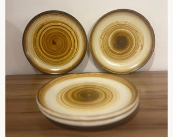 Longchamp French Ceramic Hollow Plates set of 4.