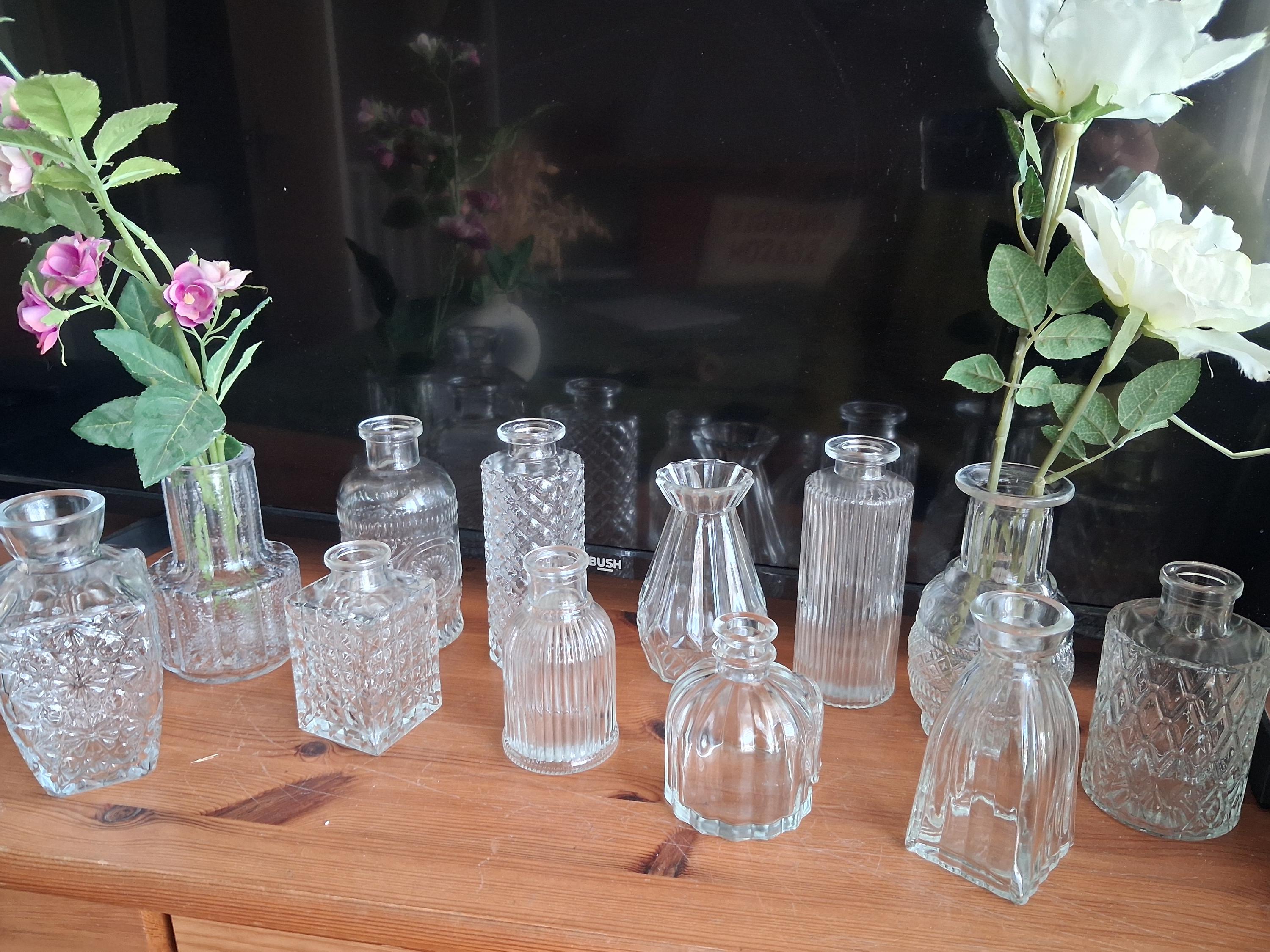 Vintage Glass Vase - Etsy Canada