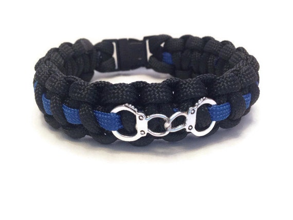 Thin Blue Line 550 Paracord Bracelet