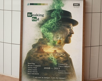 Breaking Bad Poster, Breaking Bad Poster, TV-Serienplakat, Spezielles Design Plakat, Filmplakat aus Mattpapier, Wanddekoridee
