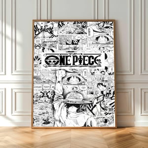 One Piece Poster Horizontal - Etsy