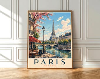Paris Cafe Print,Paris Travel Poster, France Wall Art, Home Decor for Art Enthusiasts, Parisian Gift Idea, Elegant Travel Decor