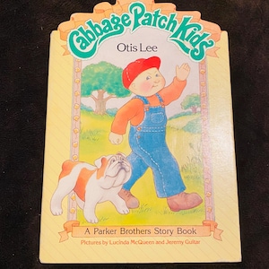 Libro de cartón de Cabbage Patch Kids - Otis Lee, 1984