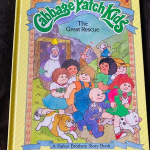 Vintage Hardcover Cabbage Patch Kids Book - The Great Rescue (1984)