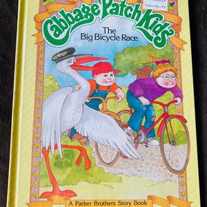 Vintage Cabbage Patch Kids Book - The Big Bicycle Race (1984)