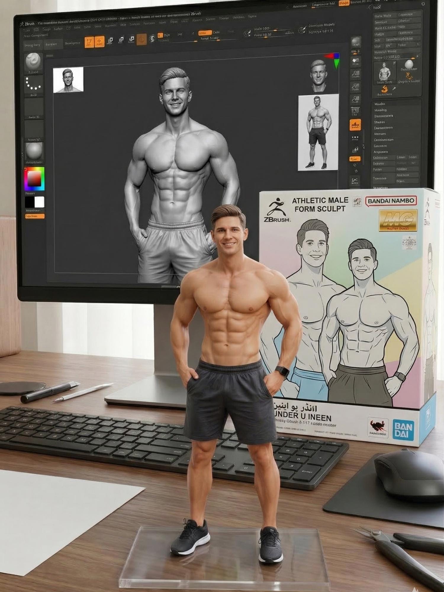 Personalized Custom 3D Figurine From Your Photo Digital Character Model ...