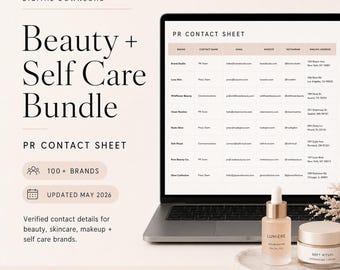 Beauty + Self Care Brand PR Contact List