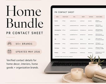 Home Brand PR Contact List