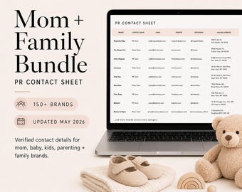Mom + Family Brand PR Contact List