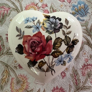 Vintage Princess House Porcelain Heart Pomander