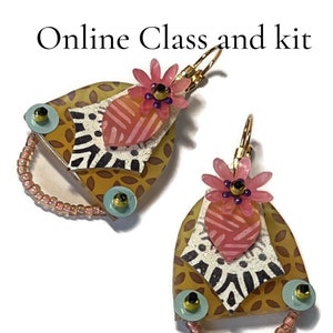 Shrink plastic earring tutorial and kit