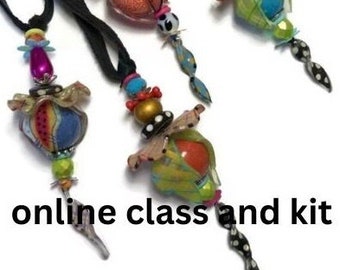 Electric Rain, jewelry online class and kit