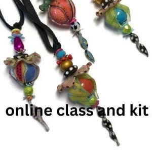 Electric Rain, jewelry online class and kit