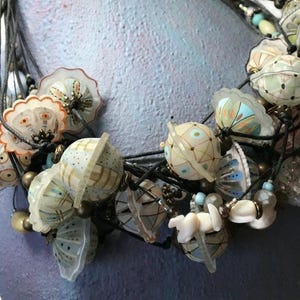 Beaded Bauble Shrinkets shrink plastic necklace class and kit