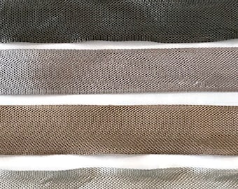 8 yards- rayon grey seam binding ribbon