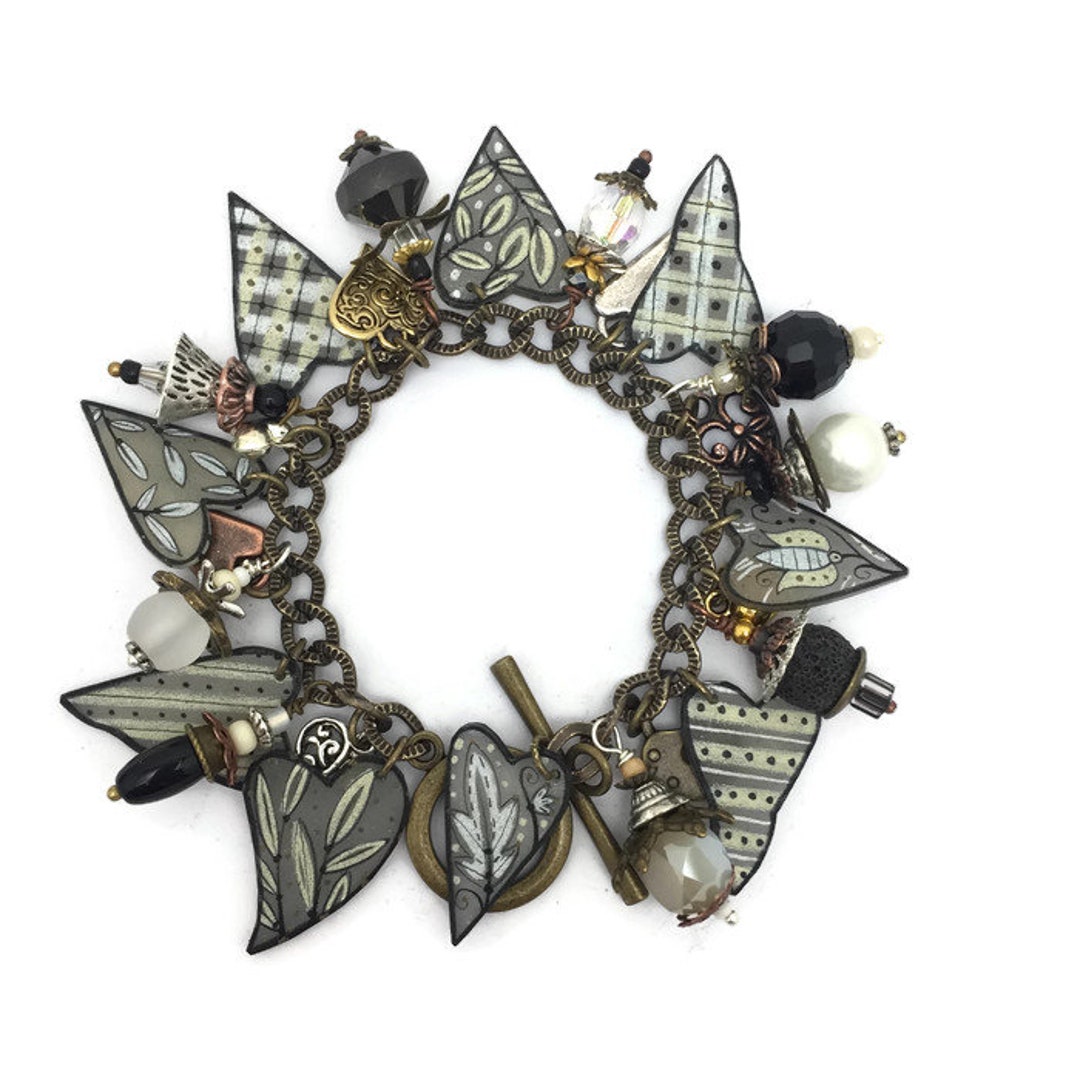 Shrink Plastic Heart Bracelet Online Class and Kit . Julie Haymaker