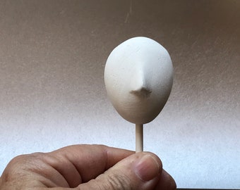 1, Doll head handmade for  art doll making