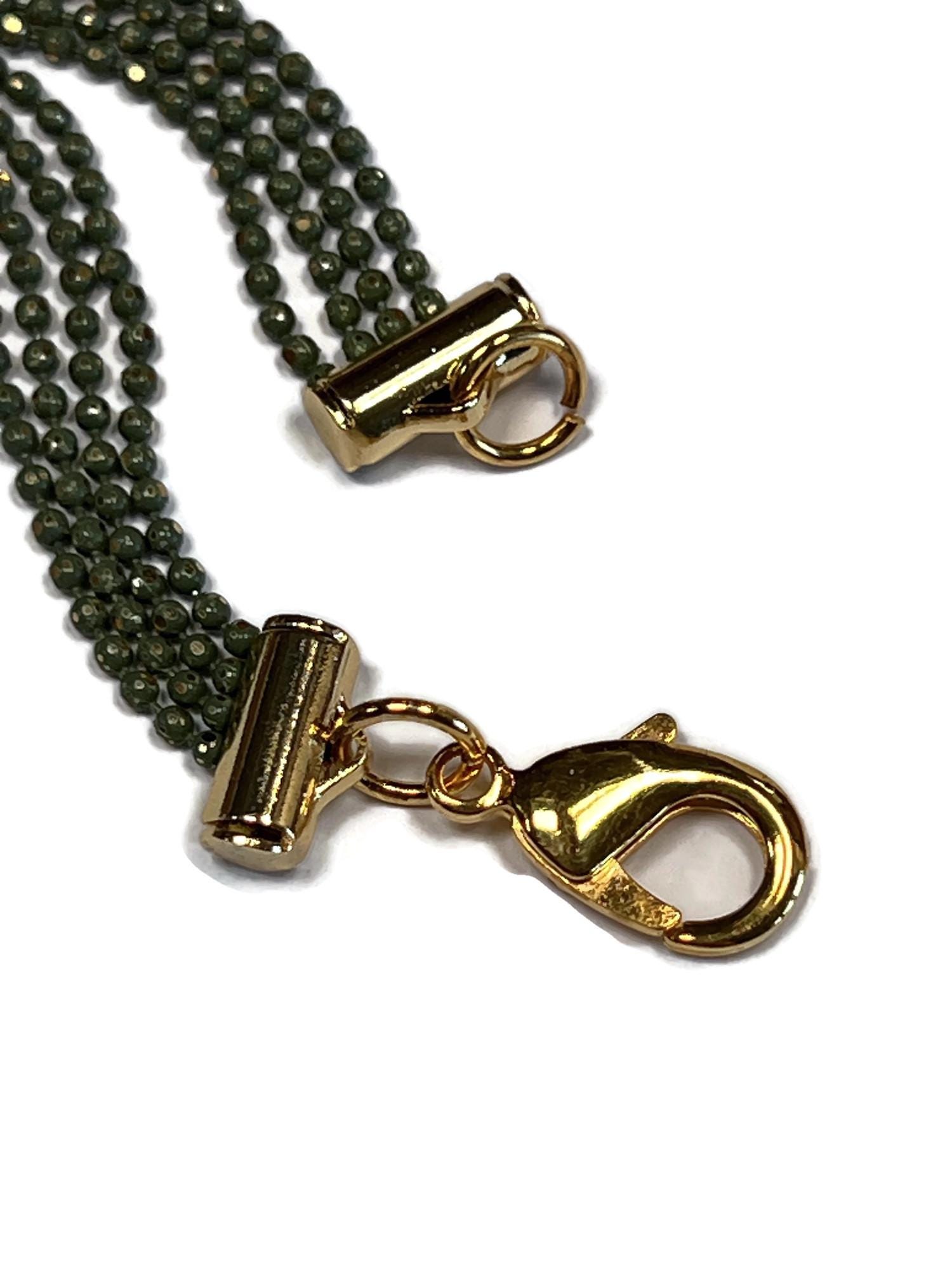 3 Yards, Small Ball Chain in Colors With Connectors - Etsy