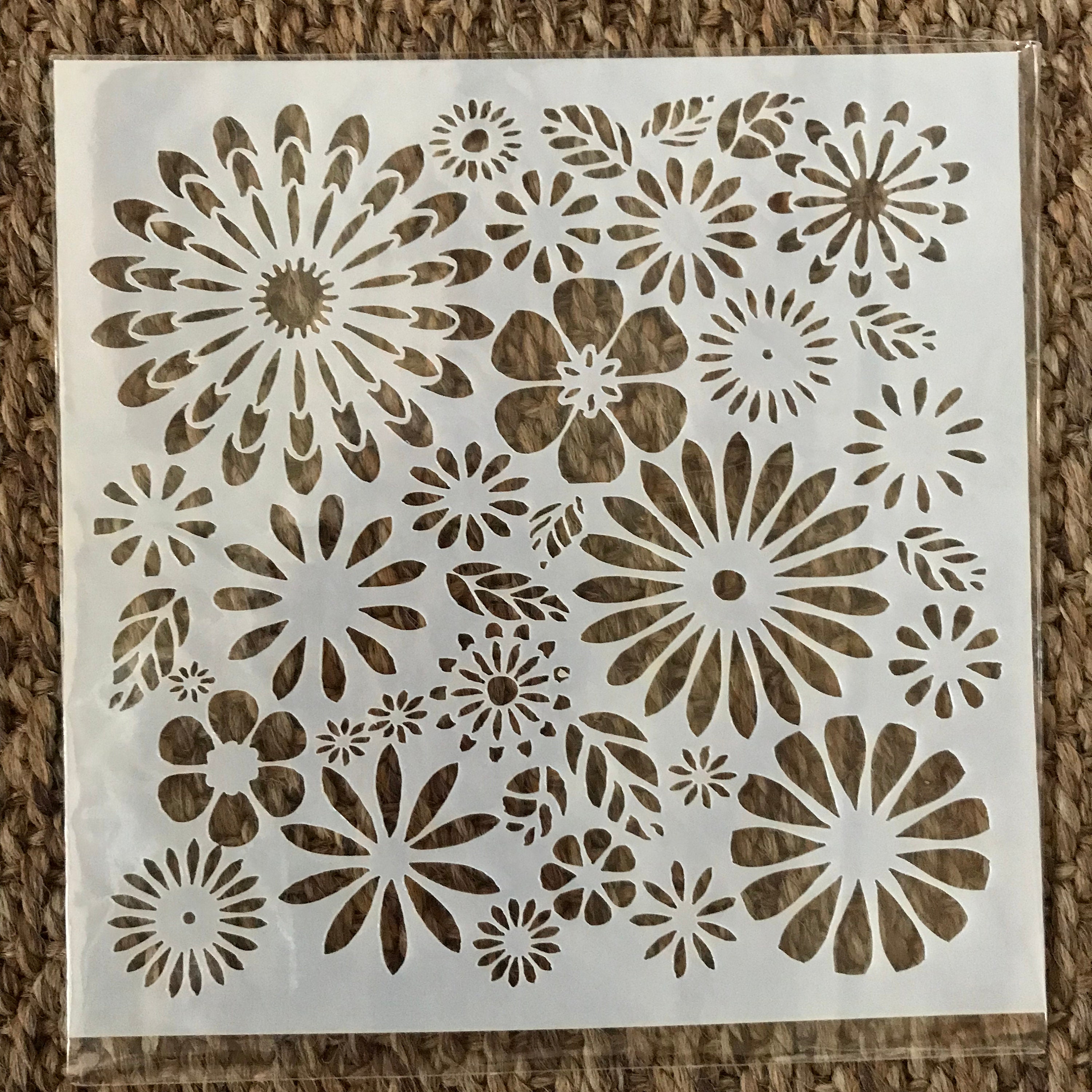 9 Set Small Christmas Stencils, 5x5 Inch Stencil for Painting on Wood,  Fabric, Paper, Windows, Christmas Ornaments, Cards, Decorations 