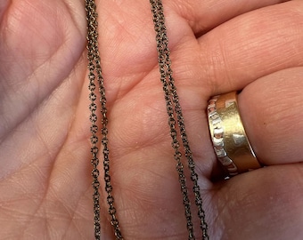 2 Meter; mikro Bronze Kette