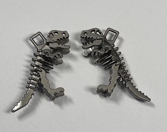 1, dinosaur metal bone charm T rex charm
