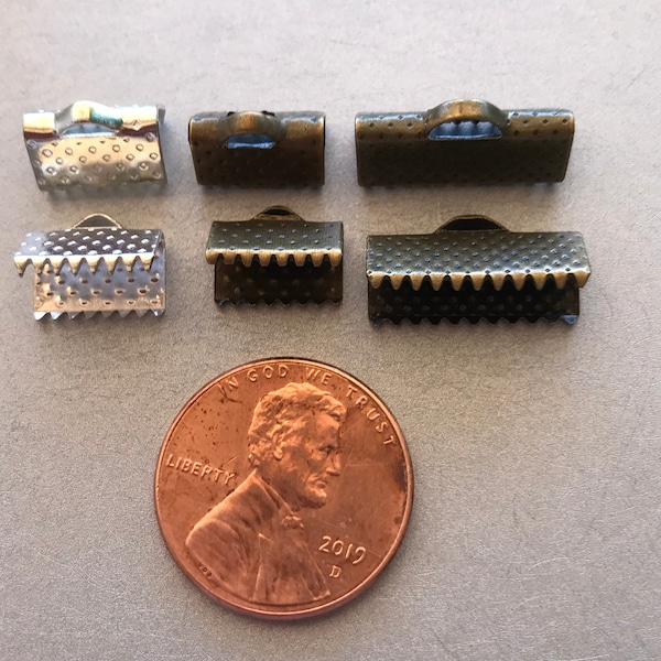 Ribbon End Crimps Etsy