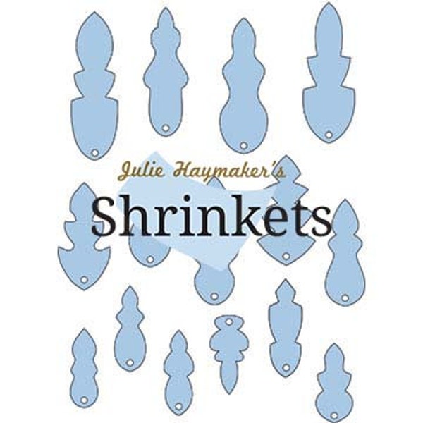 Shrink plastic leaf  bead making  template SVG file