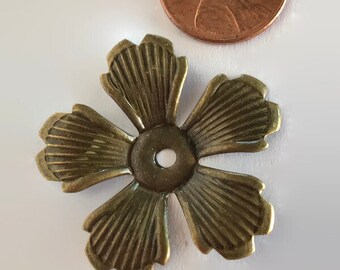 6 -bronze  flower component