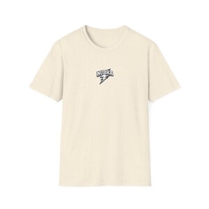 Lightning Bolt Streetwear T-Shirt, Bold Graphic Back Print Tee, Urban Street Style Shirt, Minimal Graphic Tee, Casual Unisex Shirt, Nubra image 5